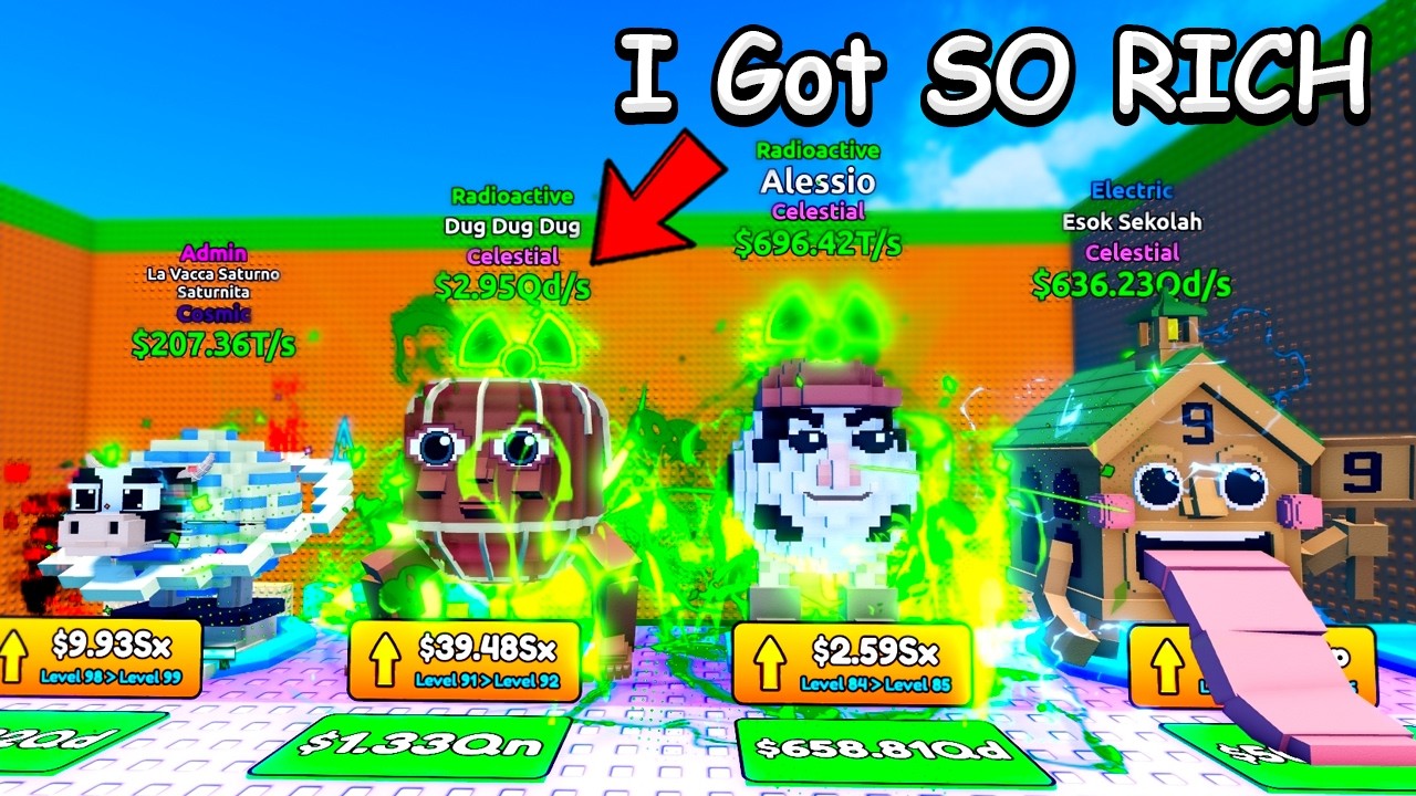 I Started An UPGRADE Service To Get RICH in Roblox Escape Tsunami