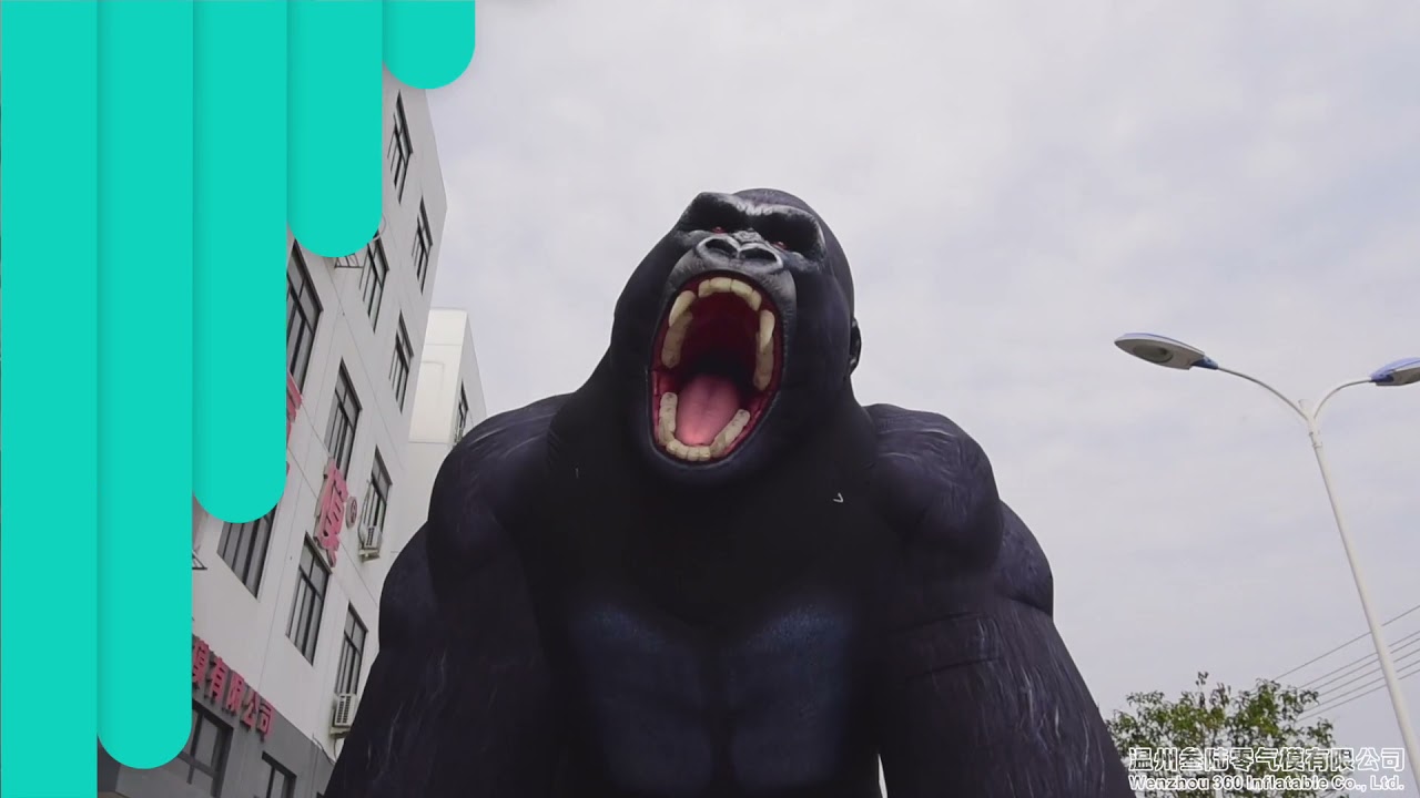Huge Inflatable Giant Gorilla Cartoon Advertising