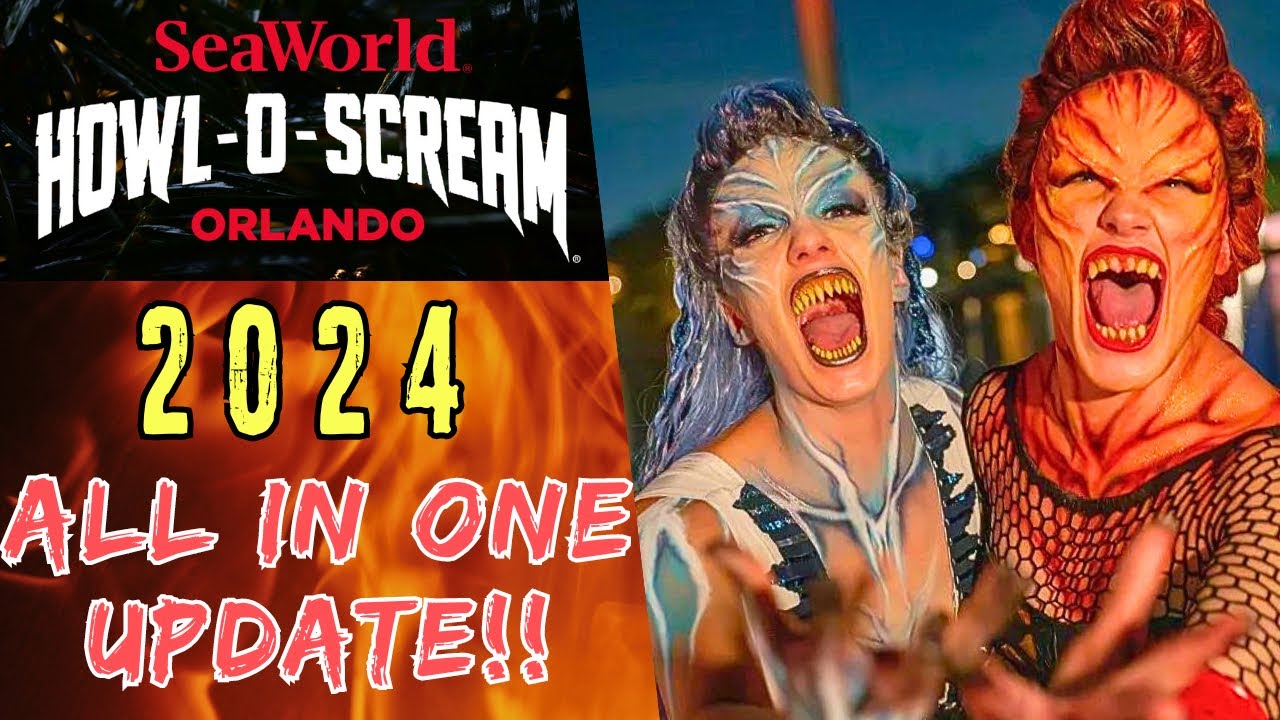 Howl O Scream SeaWorld Orlando 2024 | ALL in ONE Update!! | Everything You Need to Know!