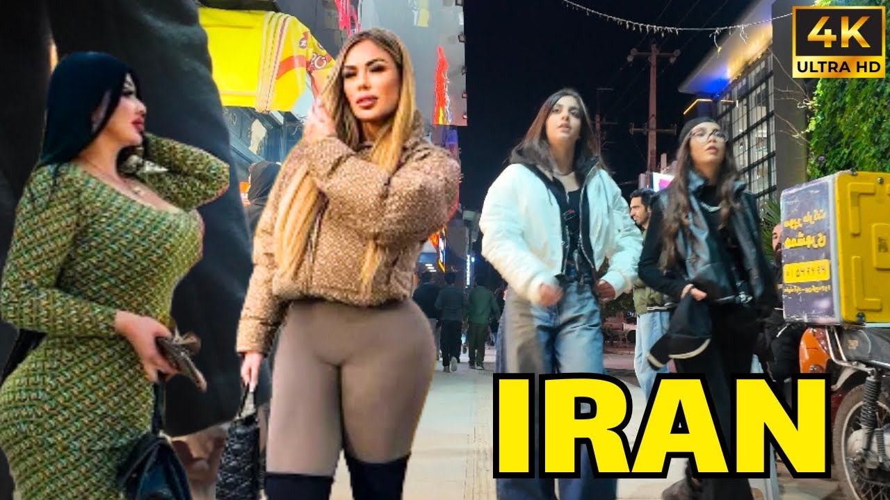 IRAN Walking Tour on Black Friday 2024 at Night  in shiraz ,Vlog Iran Nightlife Walk 4k