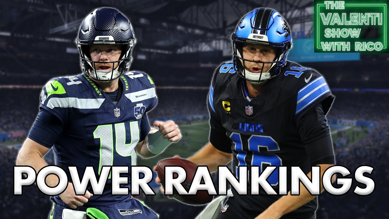 NFL Power Rankings | Week 9 | The Valenti Show with Rico