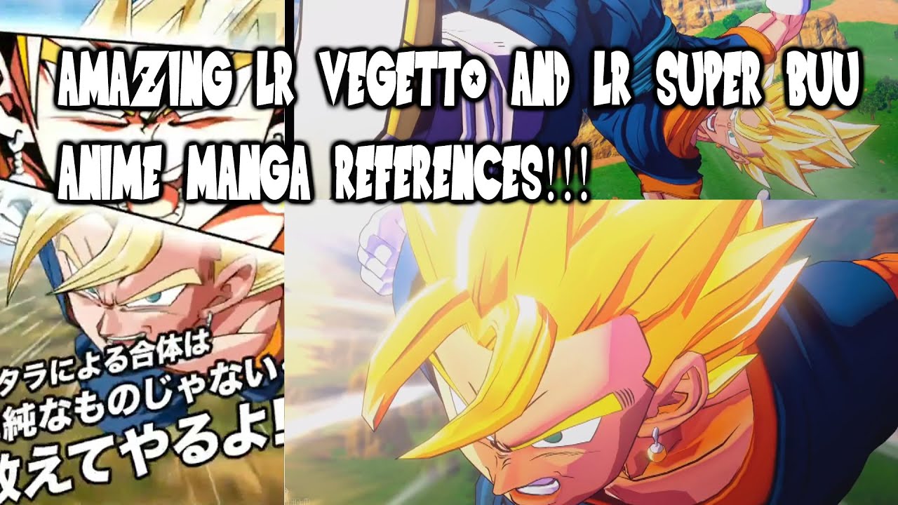 LR Vegetto & LR Buuhan Anime Manga Games References
