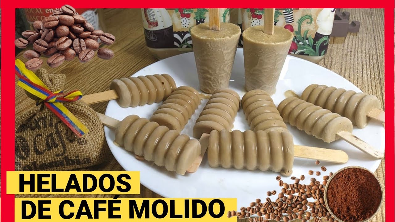 HELADOS DE CAFE/ DELICIOSOS HELADOS CASEROS CREMOSOS DE CAFE/ HELADOS DE CAFE MOLIDO