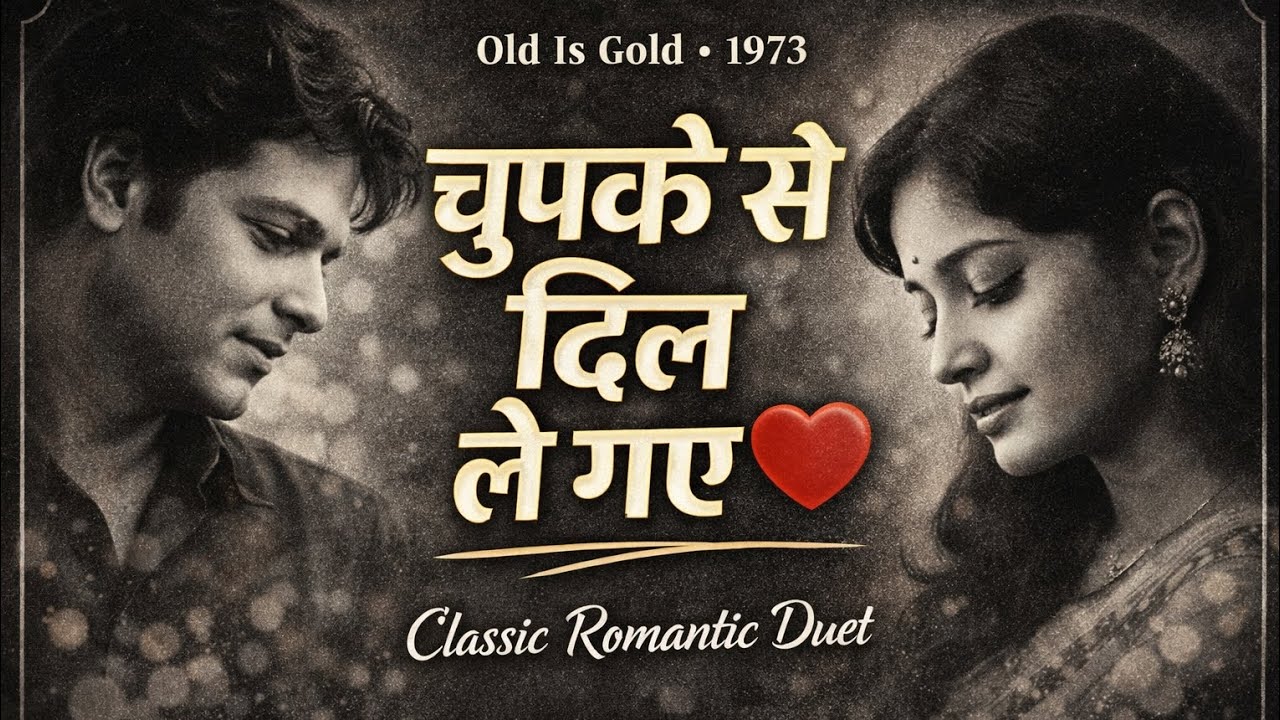Chupke Se Dil Le Gaye ❤️ | 70s Romantic Duet | Lata Kishore Style | Old Is Gold Hindi Song