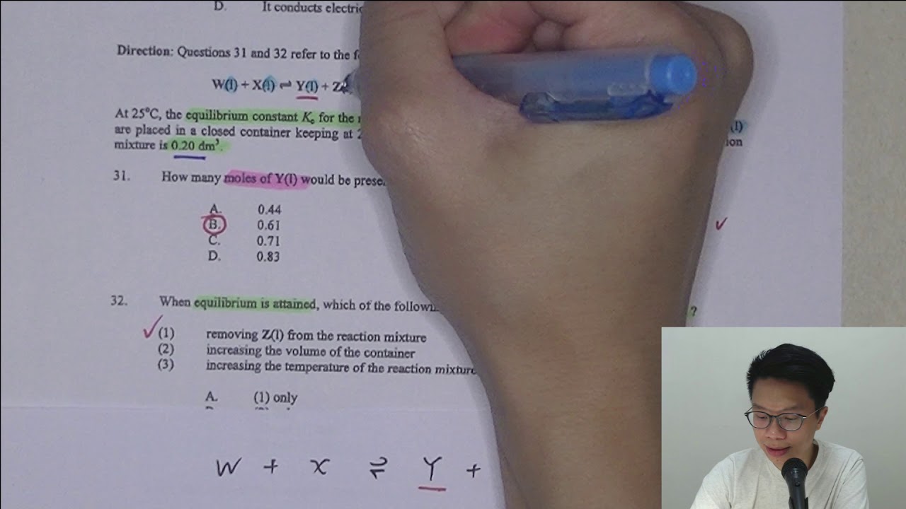 [DSE CHEM 2017 5**詳解] MC Q32