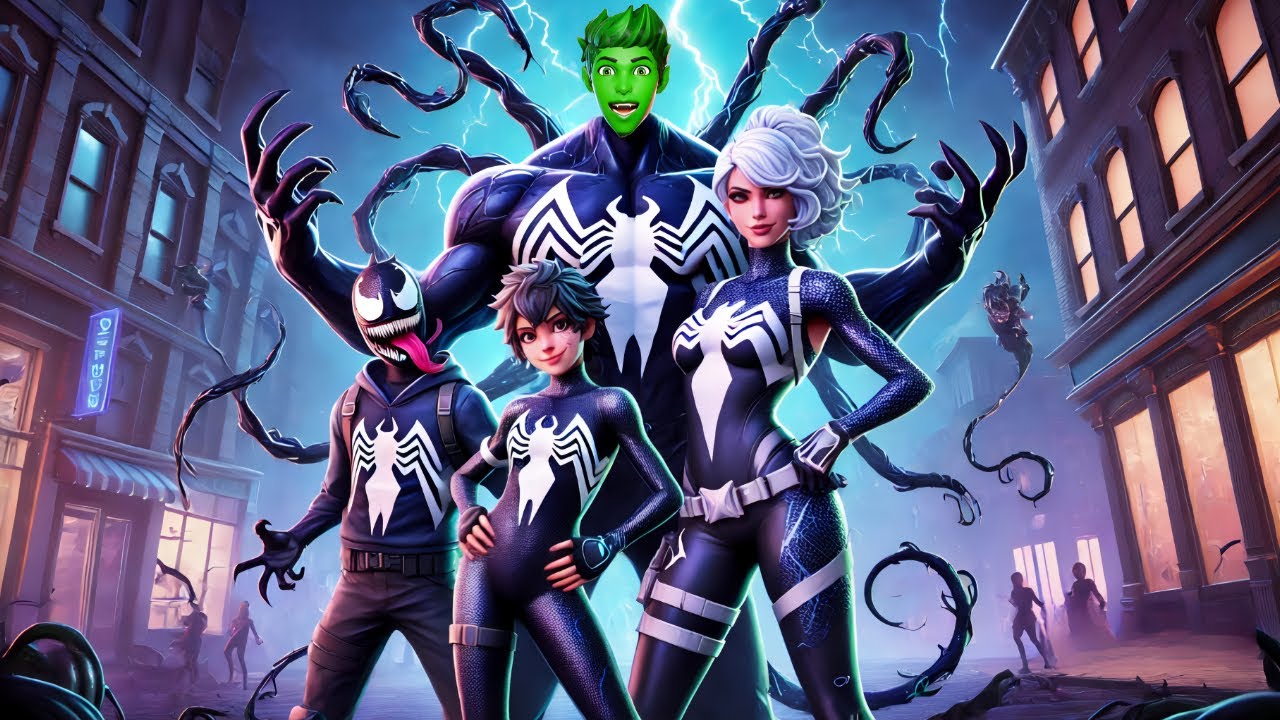 Eine VENOM FAMILIE in Fortnite Haben!