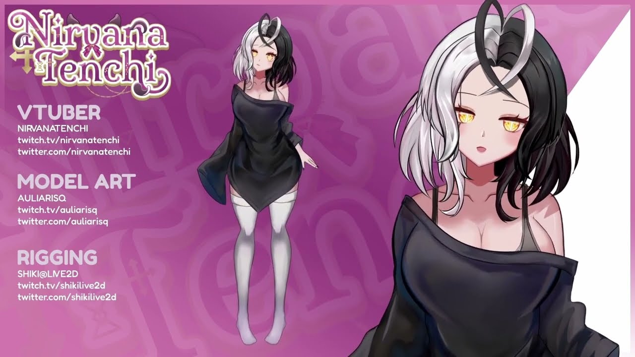 1.5 NIRVANA TENCHI MODEL | Live2D Vtuber Showcase