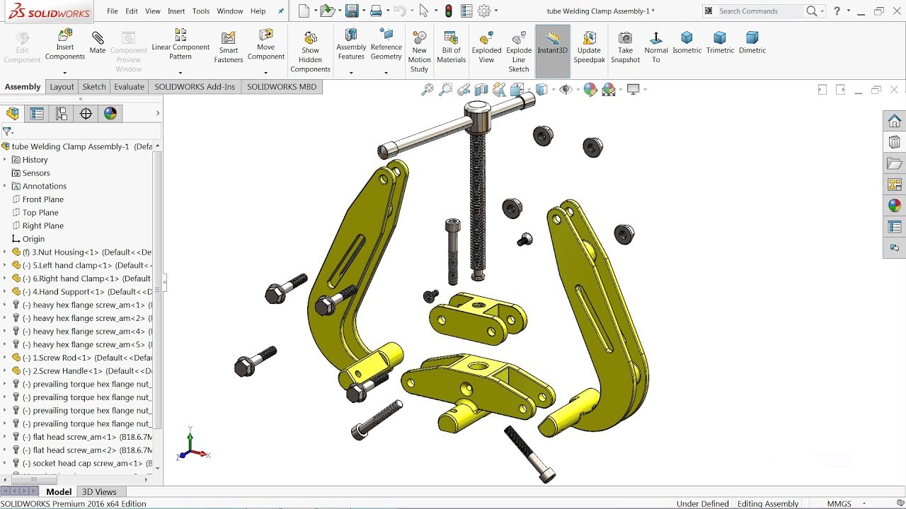 Solidworks tutorial | Exploded view in Solidworks