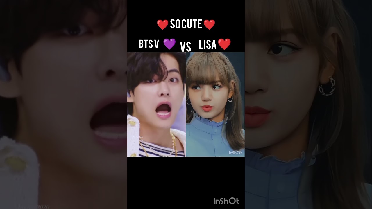 #BTSV #and #Lisa #so #cute 🥰 #who is the best 💜