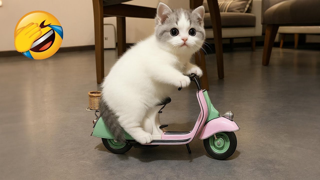 Попробуй не смеяться 😂 Самые смешные кошки и собаки на свете 😹🐶 Часть 11