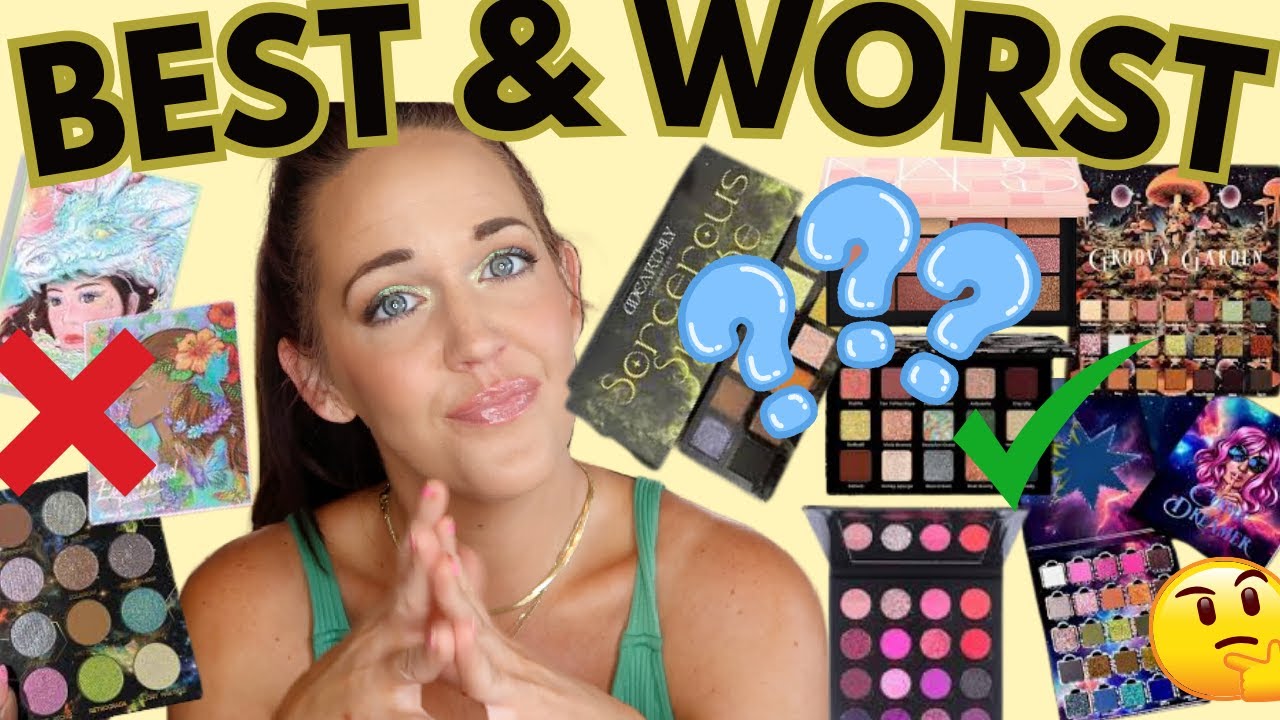 Ranking Every Eyeshadow Palette I've Tried in 2024