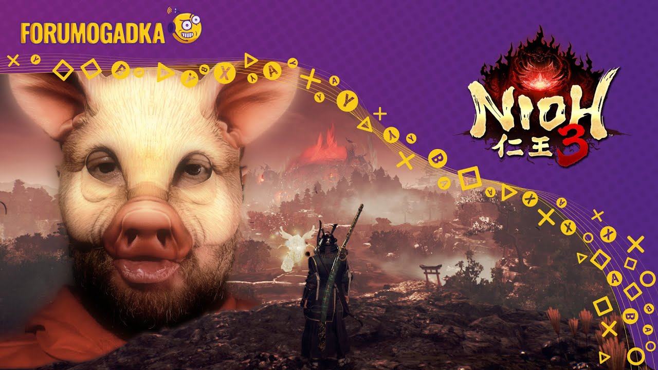 Nioh 3 z qbarem (+3 Hieny)