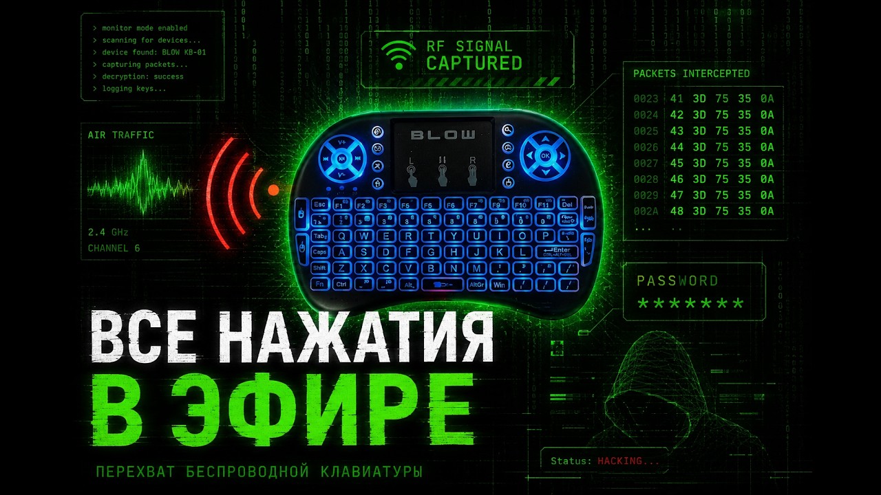 Потрошим и дешифруем беспроводную клаву...