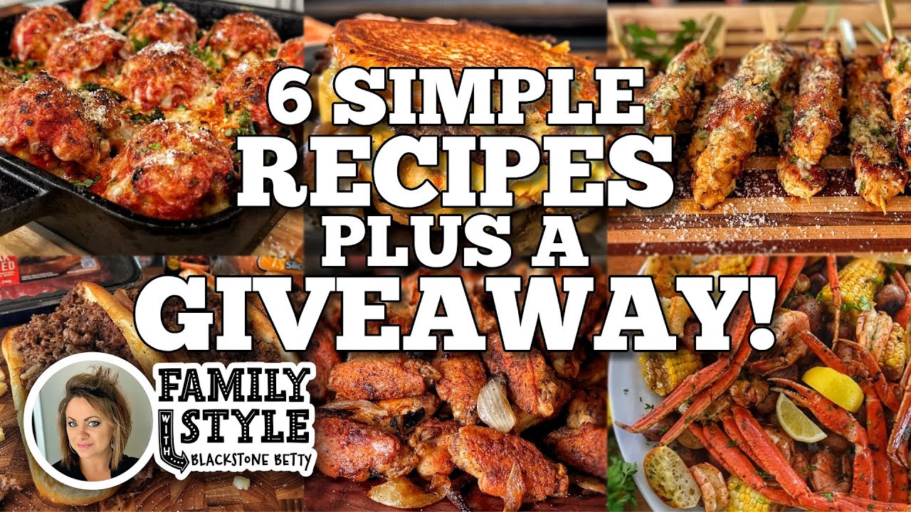 Top 6 Recipes Plus a GIVEAWAY | Blackstone Griddles