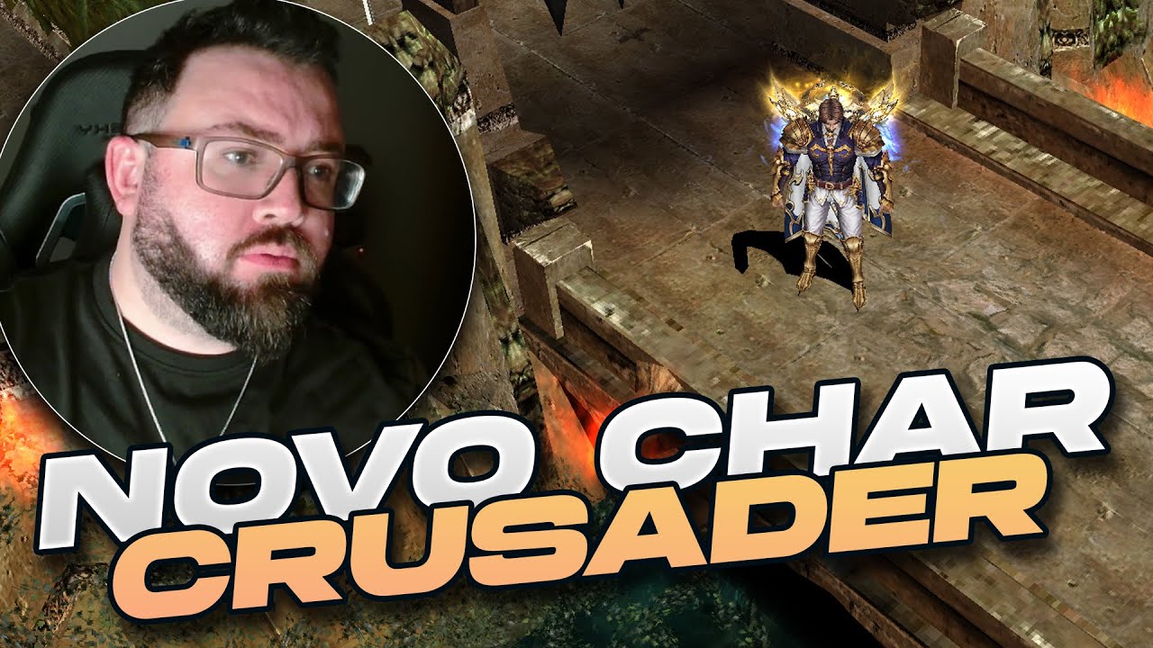 🔴 Mu Online • Testando o novo char CRUSADER! Será que é TOP??