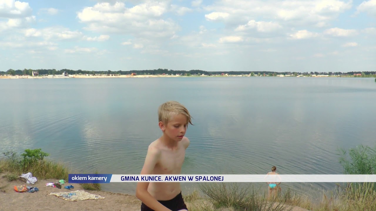 GMINA KUNICE.  AKWEN W SPALONEJ