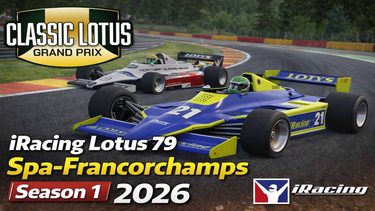 iRacing Lotus 79 at Circuit de Spa-Francorchamps | Season 1 2026