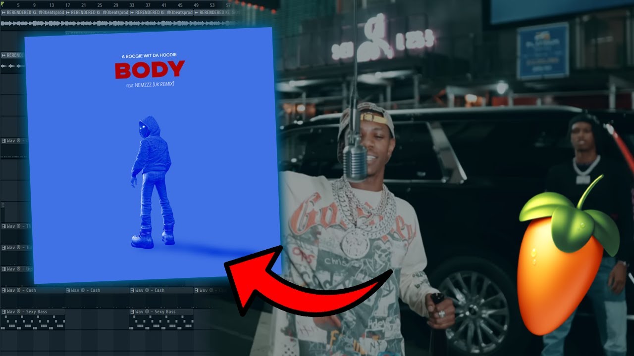 How To Make Sexy Drill Beats Like 'Body' - A Boogie, Cash Cobain, Nemzzz etc (Sexy Drill Tutorial)