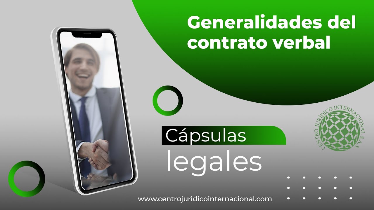 Generalidades del contrato verbal