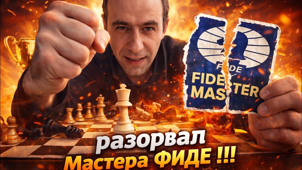 Разорвал Мастера ФИДЕ!!!