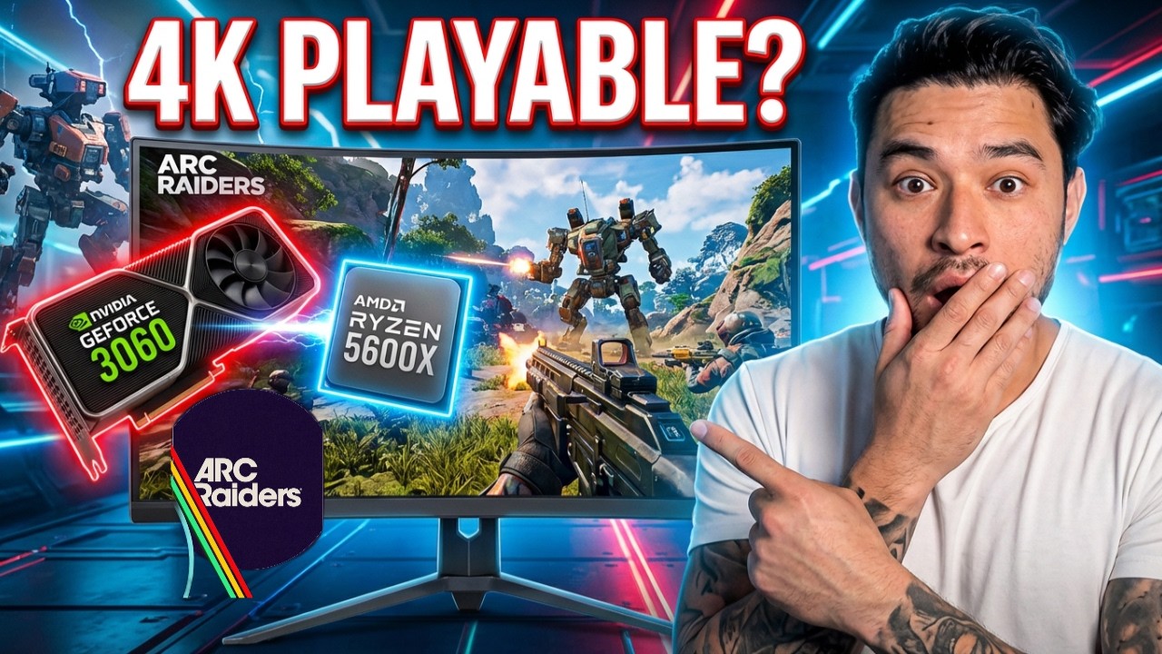 Budget Build 4K Test - 3060 12gb & 5600x, Destroys ARC Raiders?!