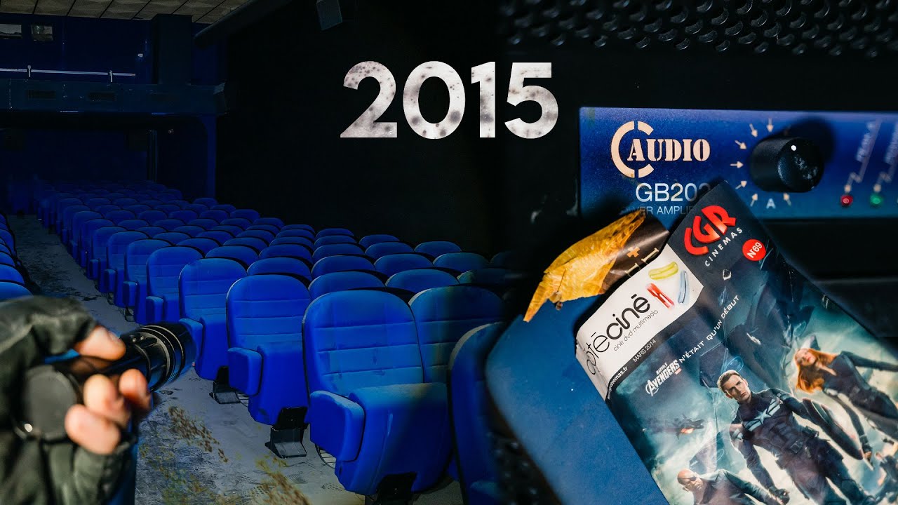 CINÉMA FERMÉ depuis 2015 ... ( il reste tout ! )