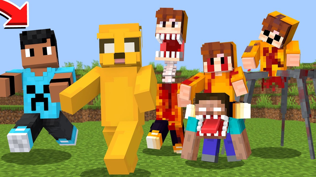 24H TROLLANDO meus amigos VIRANDO MONSTROS ASSUSTADORES no Minecraft