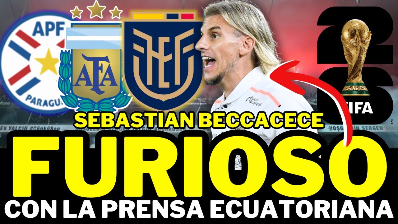 🤬 Beccacece ENFURECIDO con la prensa ECUATORIANA 🇪🇨 CALIENTE conferencia 🔥 NO piensa en el MUNDIAL