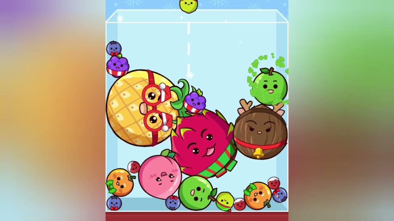 Watermelon Drop Merge 🍉 Mobile Gameplay #fruitmerge #fruitgame #fruitgames