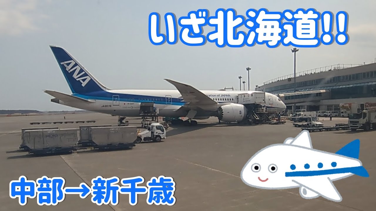北海道遠征その1、セントレアから新千歳まで空の旅