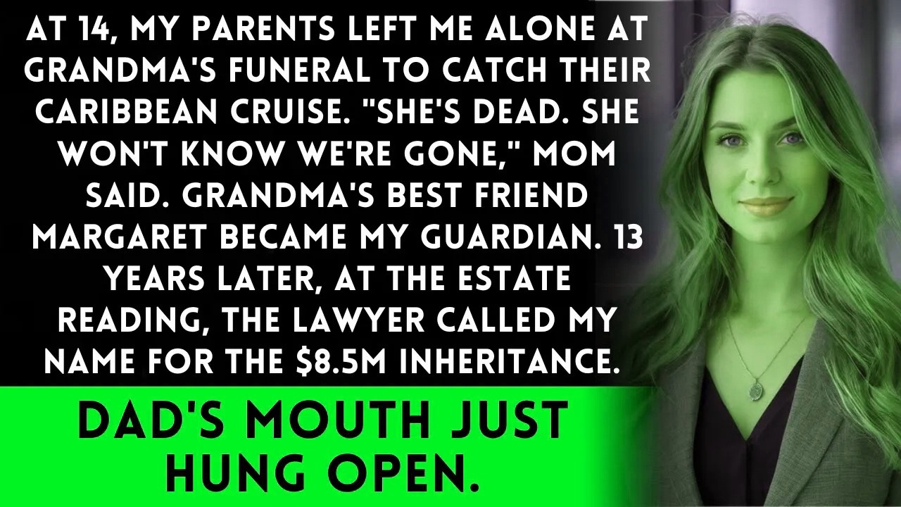 My Parents Left Me At Grandma's Funeral For A Cruise At 14 - Dad's Mouth Hung Open At The Lawyer's