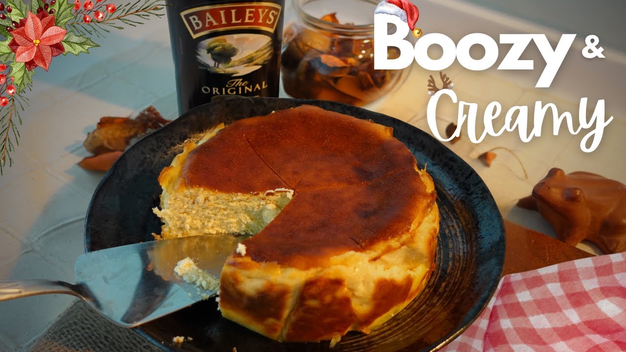 Bailey's Basque Cheesecake | Holiday Edition
