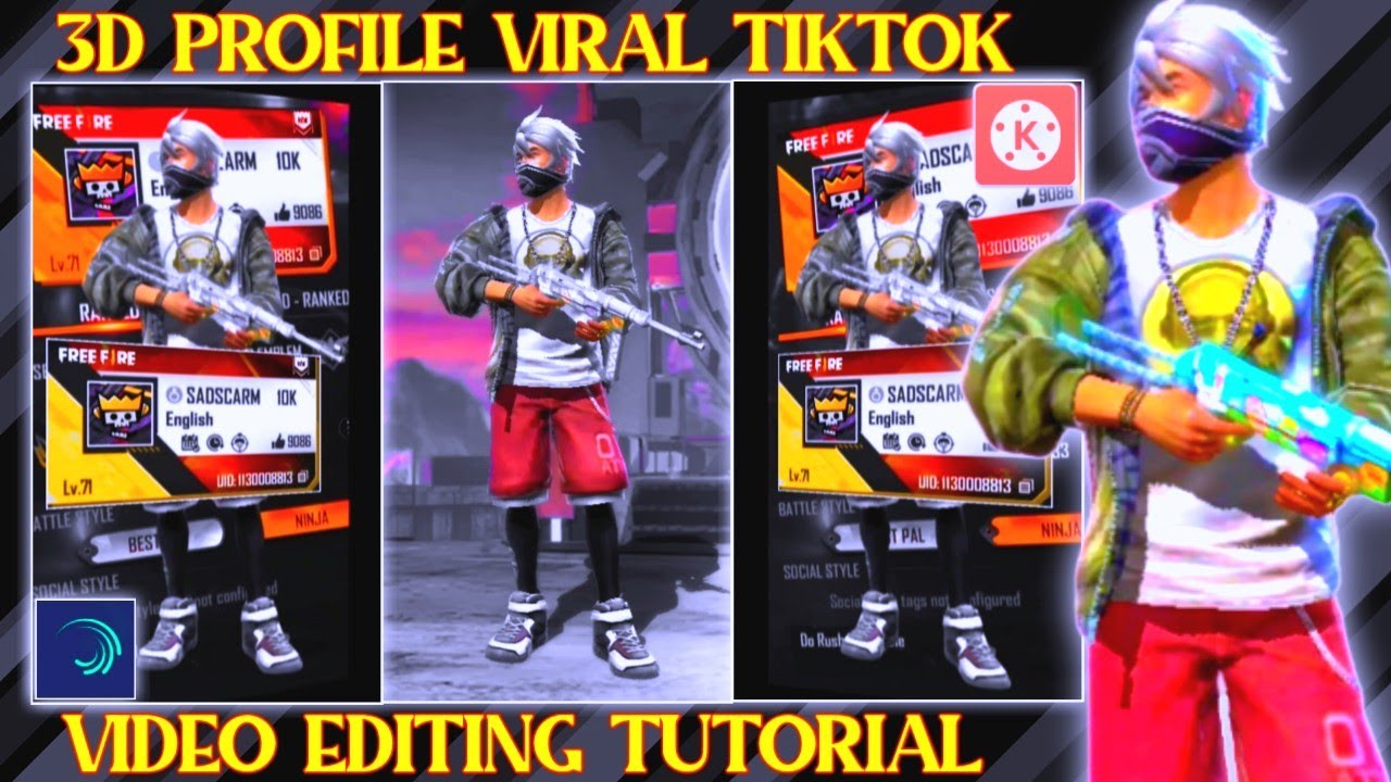 TUTORIAL PRESET ALIGHT MOTION FF | JEDAG JEDUG 3D PROFILE VIRAL TIKTOK | SADSCARM YT