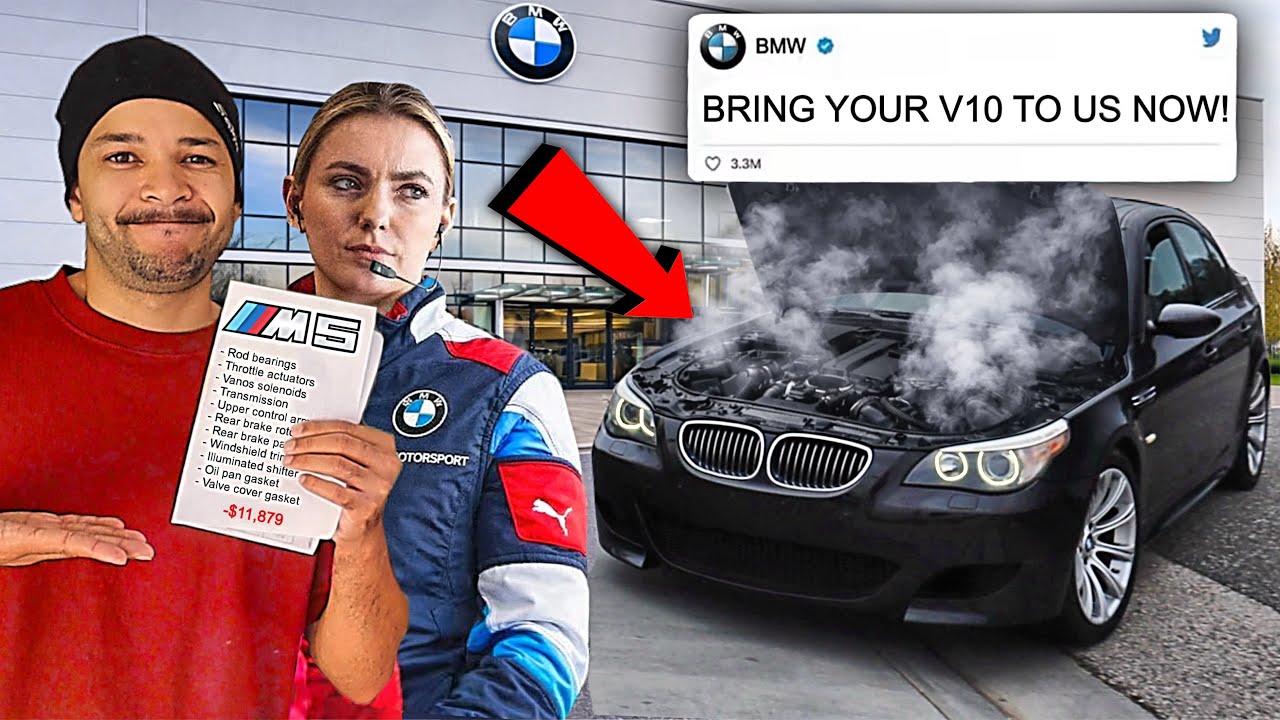 BMW asked to see my Abandoned V10 Manual BMW M5 E60 I Bought CHEAP…