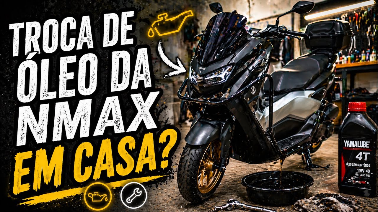 NMAX 2025: troca de óleo correta em casa (evite erros que quebram o motor)