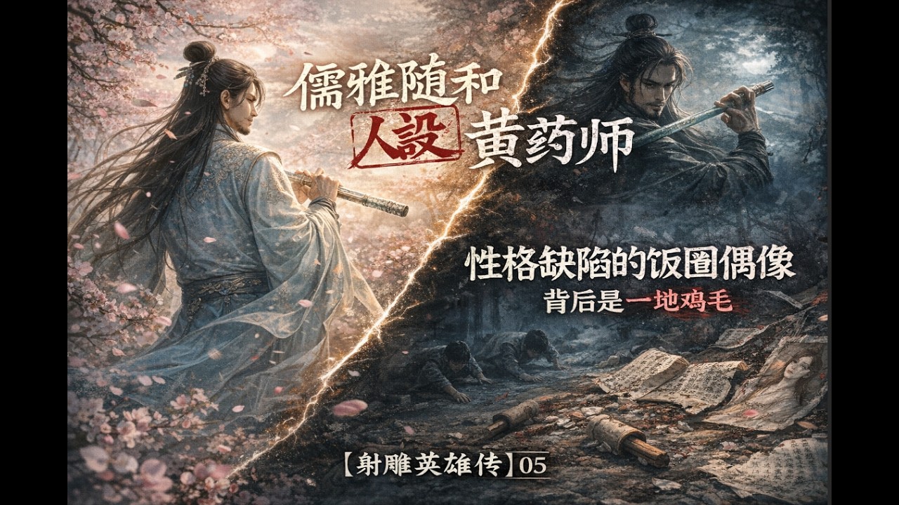 详解黄药师，性格缺陷的饭圈偶像，背后是一地鸡毛【射雕英雄传】05#射雕英雄傳 #金庸