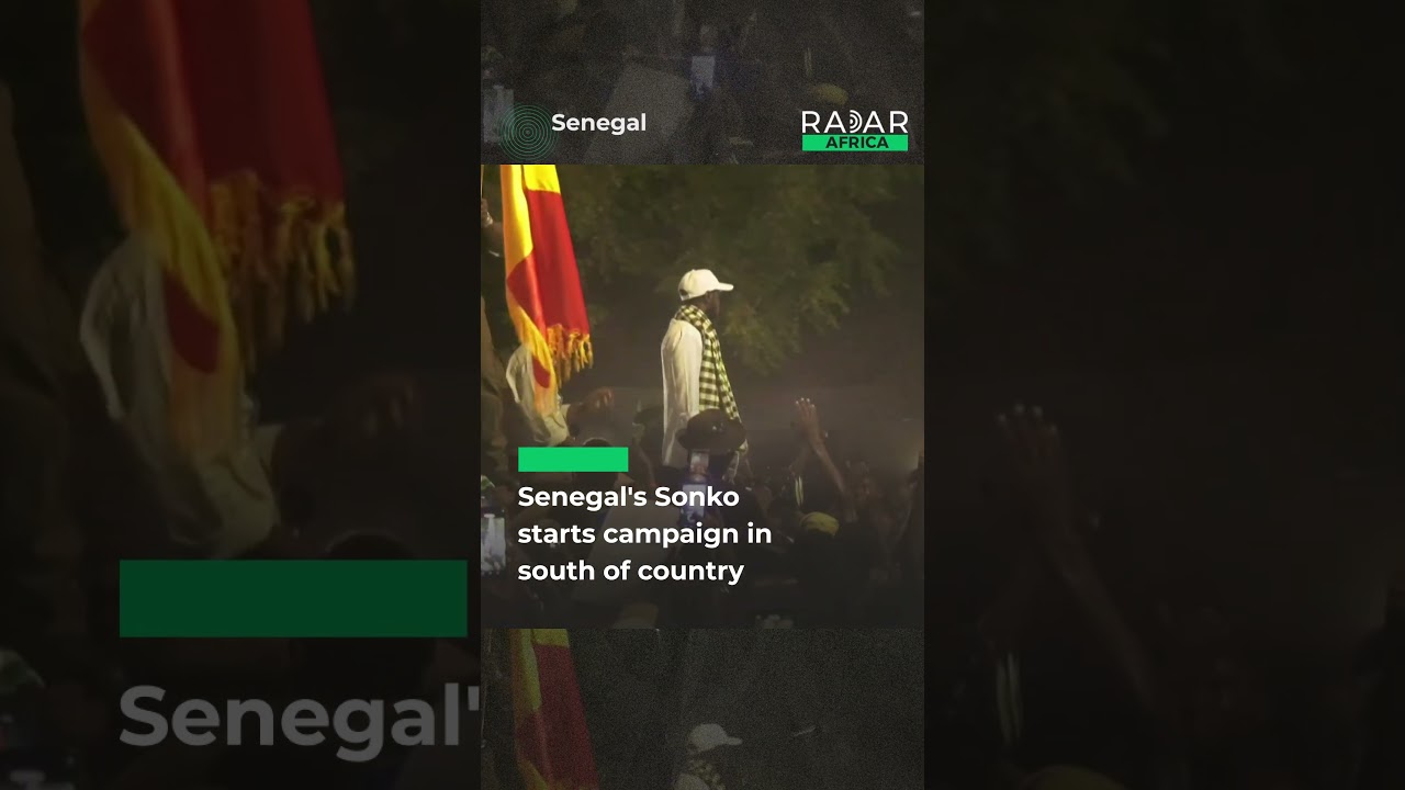 Senegal's Sonko starts campaign in south of country