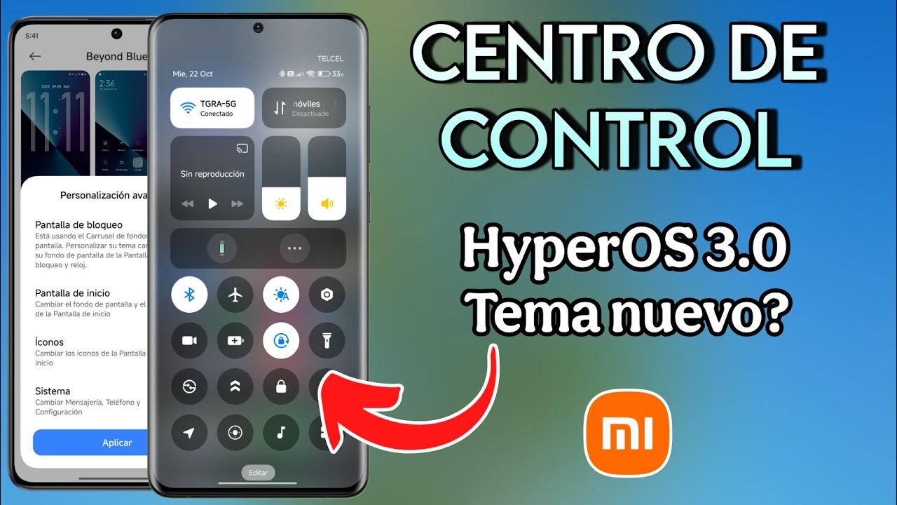 APLICA EL CENTRO DE CONTROL DE HYPEROS 3 EN TU REDMI/POCO GLOBAL🔥