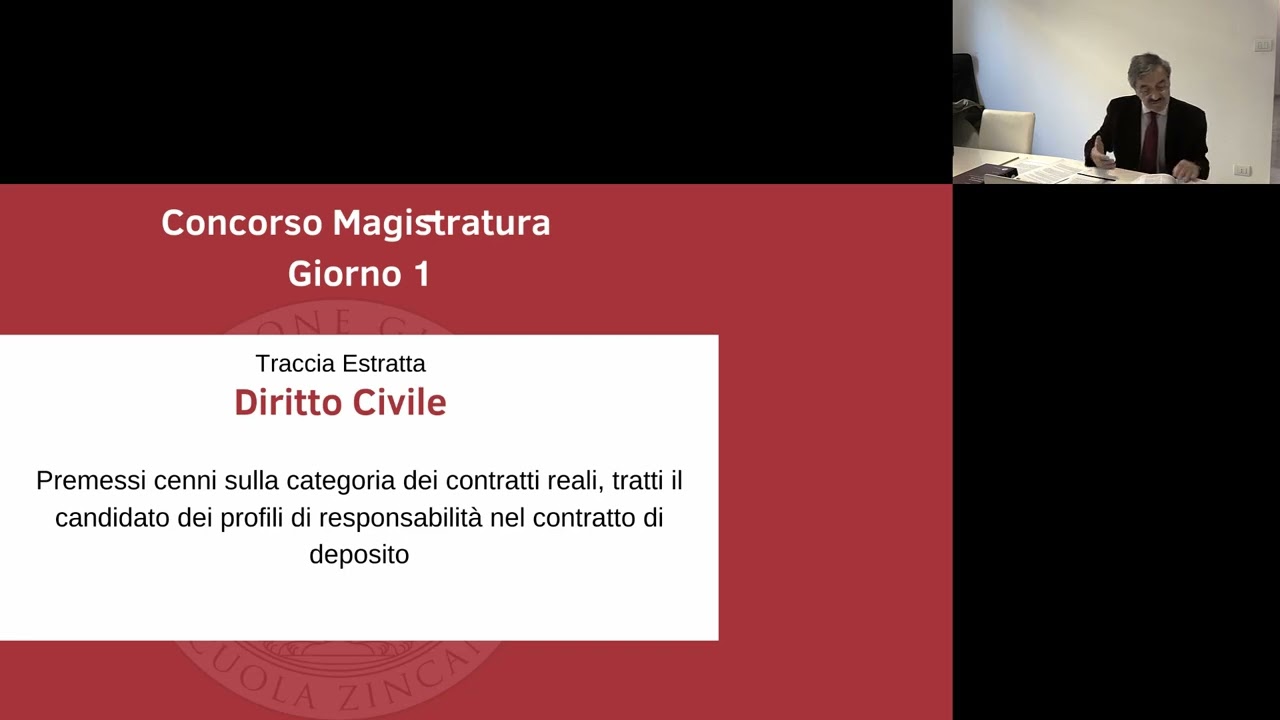 Analisi delle tracce - Concorso Magistratura 2023
