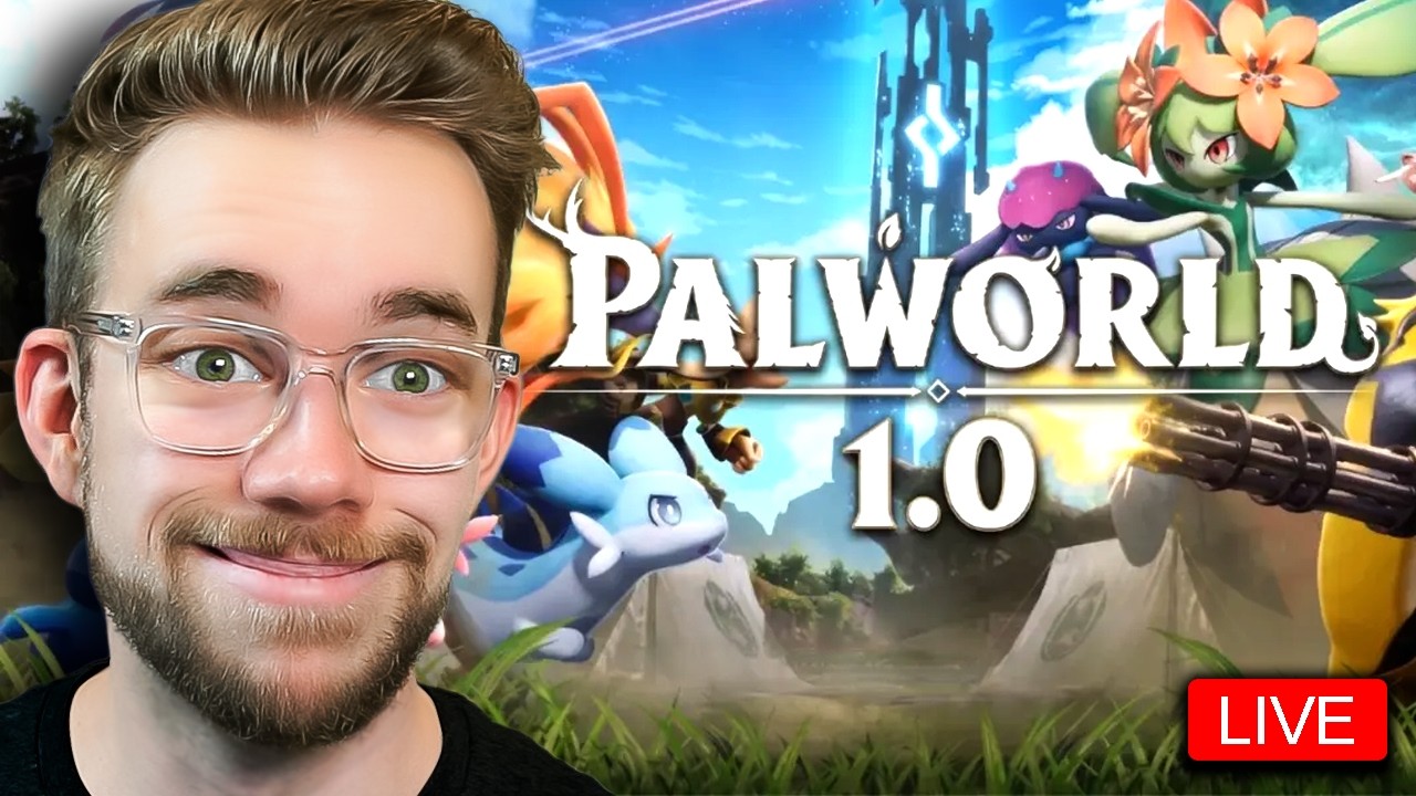 🔴PALWORLD 1.0 LAUNCH DAY 2!! | Full Playthrough w/ Friends Continues