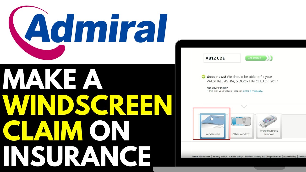 How To Make A Windscreen Claim With Admiral Insurance 2025 (QUICK GUIDE)