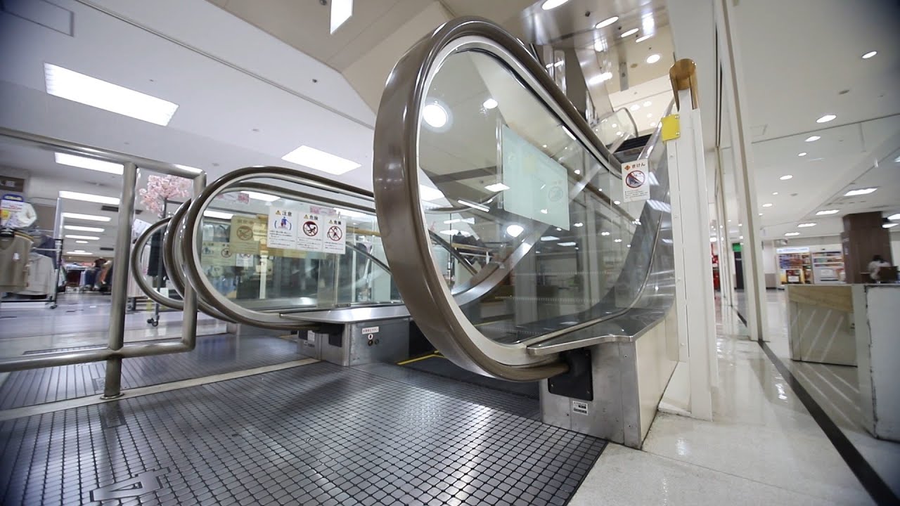 【エスカレーター観察】フジグラン岩国　三菱製