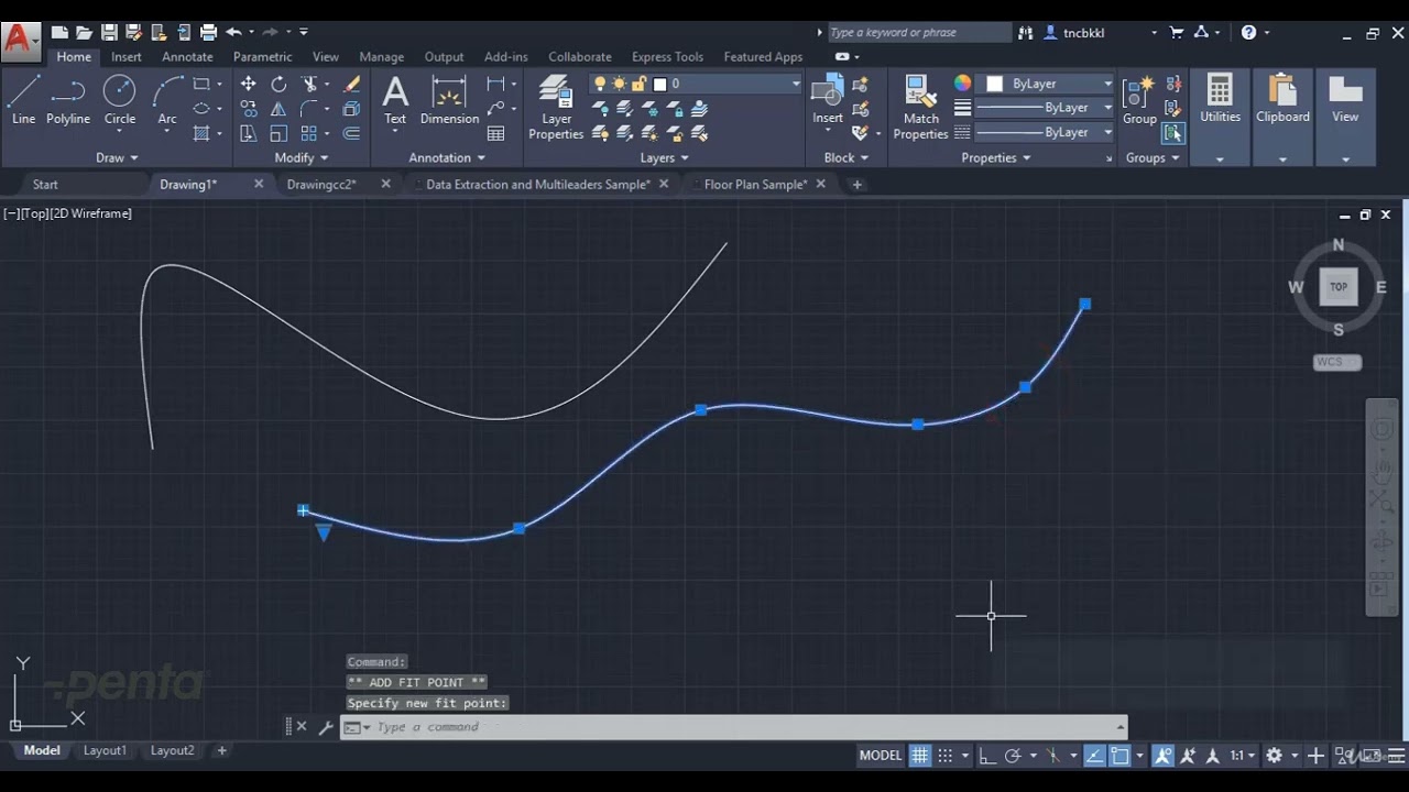 22  Spline AUTODESK AUTOCAD 3D DRAWING TECHNIQUES