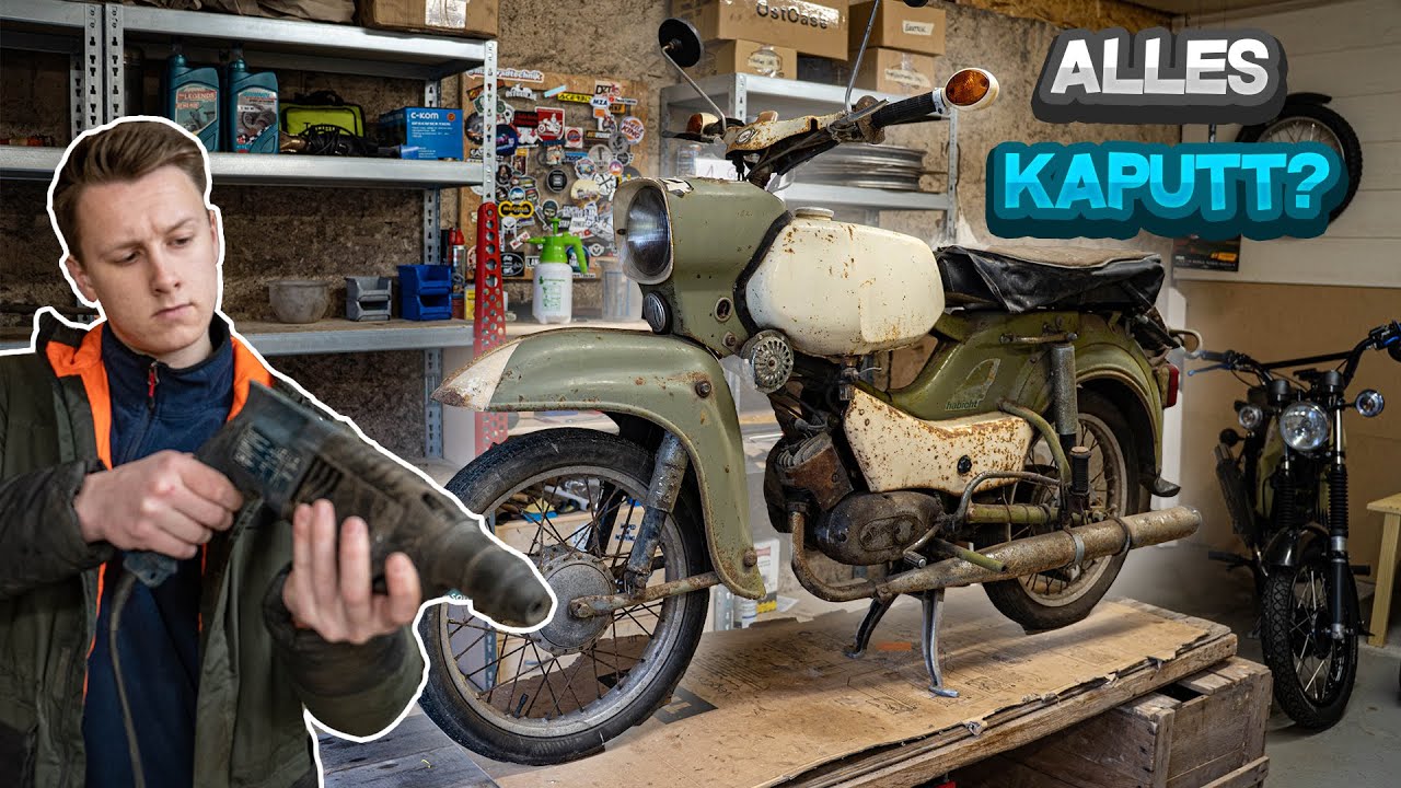 😮 Nach 50 Jahren KOMPLETT ZERLEGT! 🥹 | Simson Habicht SR4-4 #02