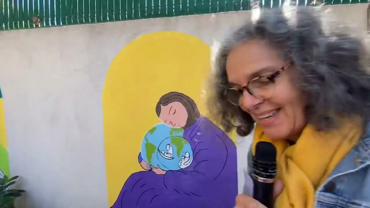 Inauguration de la fresque Saint François