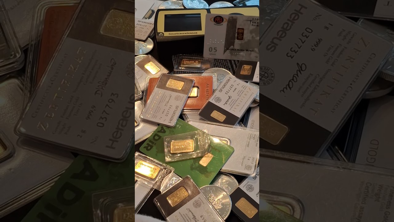 Gold / Silberpreis  fällt /  Alles  Verkaufen  ?