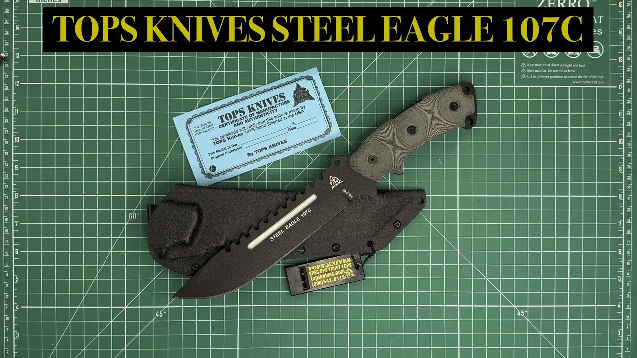 Unboxing: Tops Knives Steel Eagle 107C