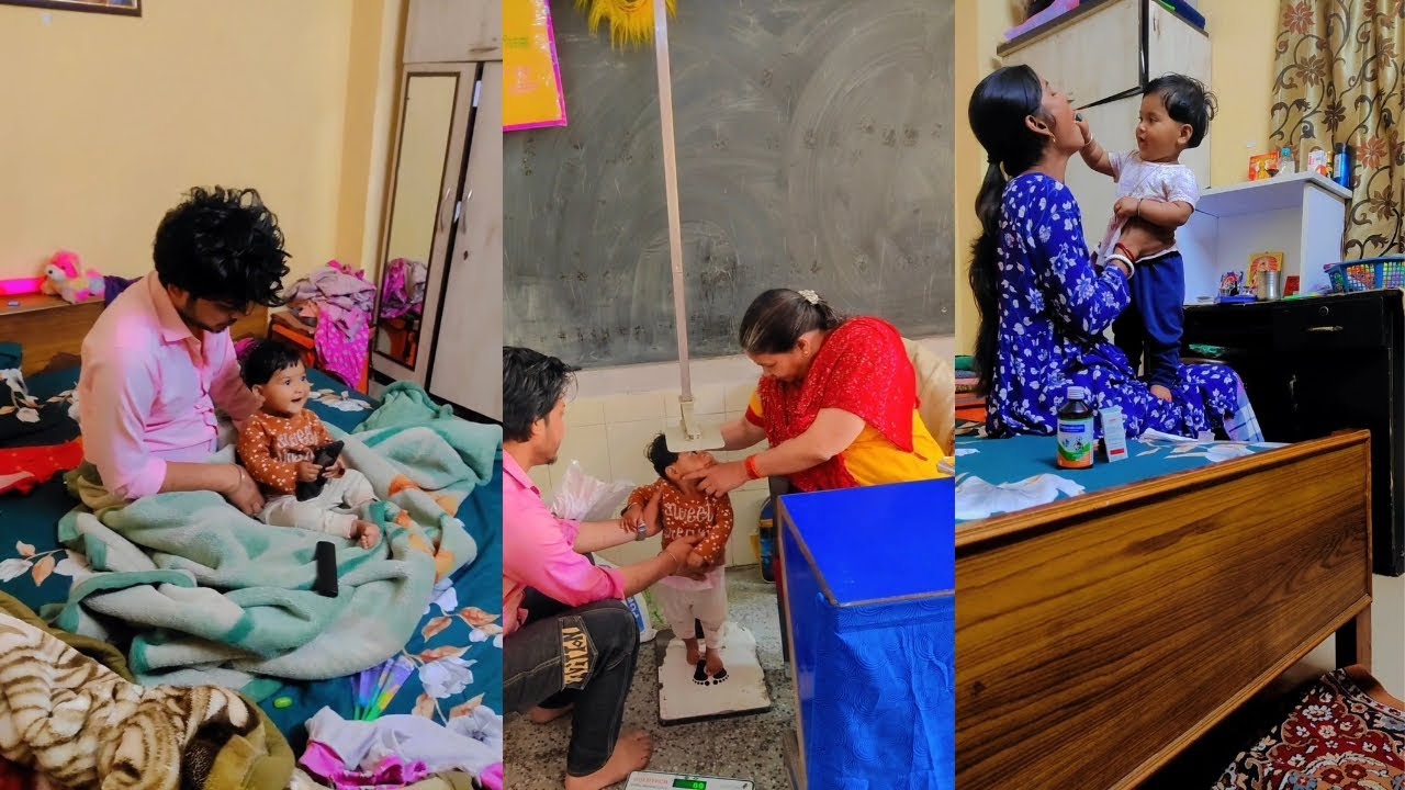 #Mona ke niye aj doctor ar kachy giyechilam 🥺ar ferar pothe giyechilam Anganwadi centre 🌸