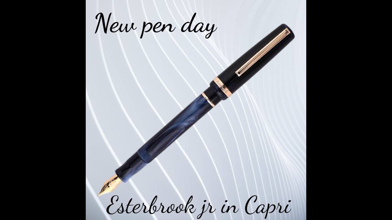 New Pen Day: Esterbrook JR Capri Blue Review & Writing Sample