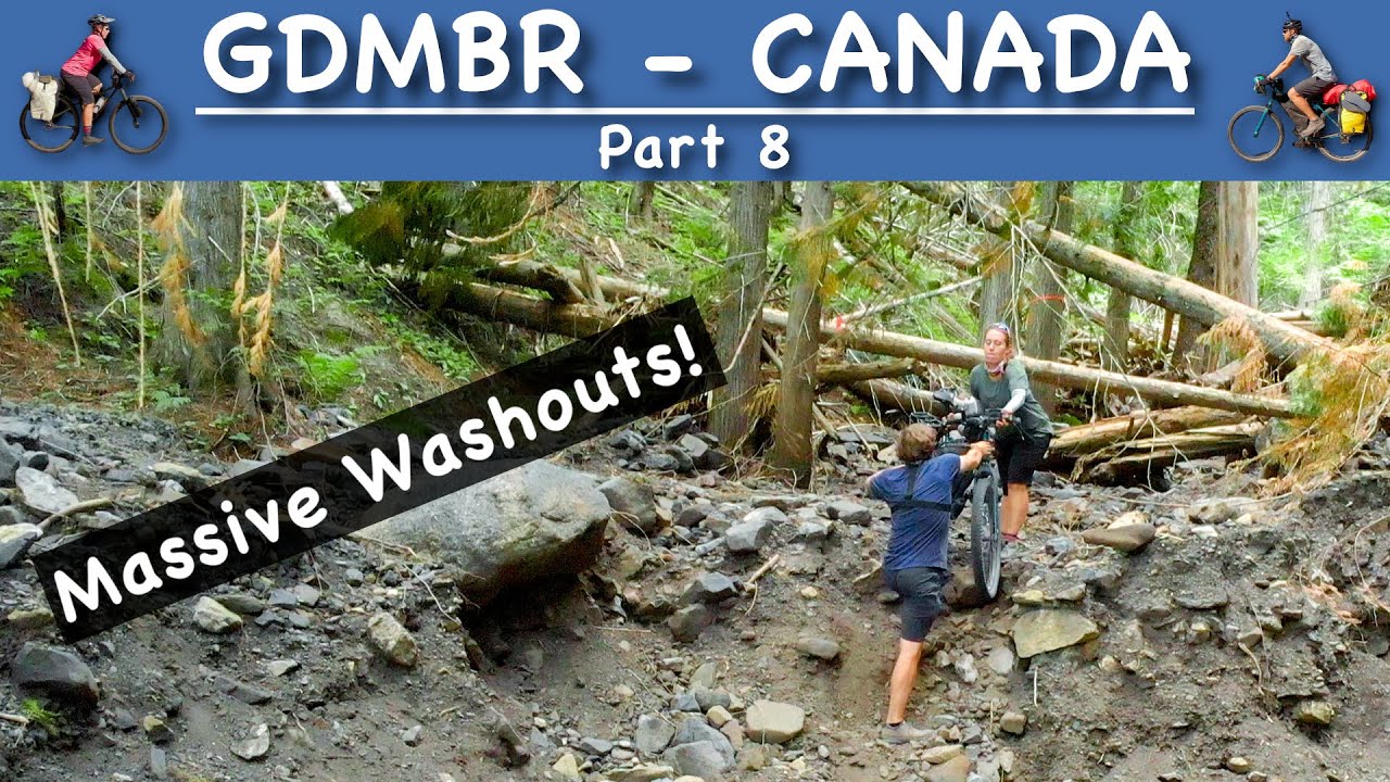 WASH OUTS leaving Fernie | Great Divide Mountain Bike Route pt.8